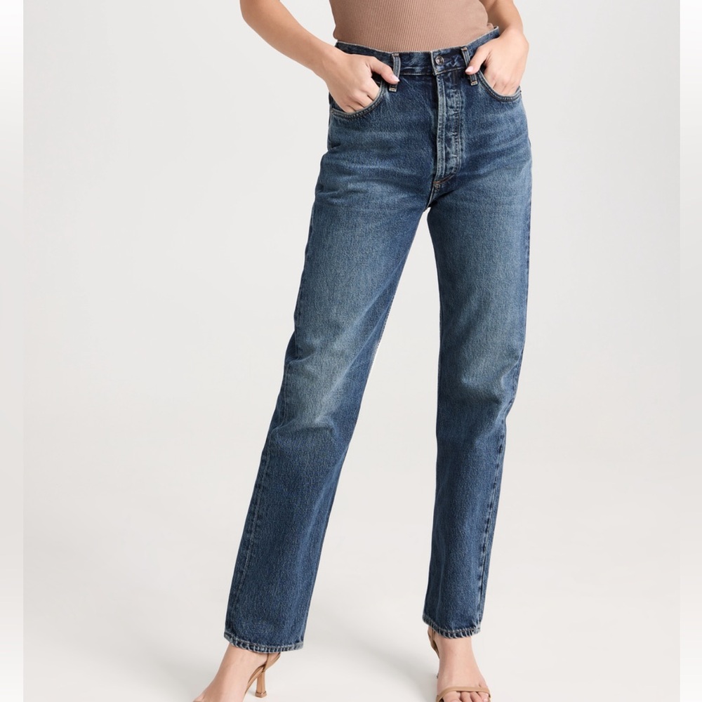 Agolde 90s Pinch Waist High Rise Straight Jeans